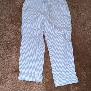 Janie and Jack Blue and White Striped Pants